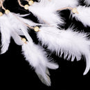 Indian Heart Dream Catcher Feather Pendant for Wall Car Hanging Decoration