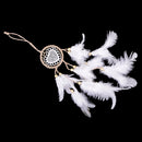 Indian Heart Dream Catcher Feather Pendant for Wall Car Hanging Decoration