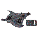 Guitar Loaded Pickguard Single Pickup HH02 +Back Cover for ST Guitar Durable