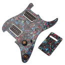 Guitar Loaded Pickguard Single Pickup HH02 +Back Cover for ST Guitar Durable