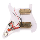 Guitar Loaded Pickguard Single Pickup HH02 +Back Cover for ST Guitar Durable