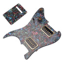 Guitar Loaded Pickguard Single Pickup HH01 +Back Cover for ST Guitar Durable