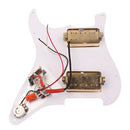 Guitar Loaded Pickguard Single Pickup HH01 +Back Cover for ST Guitar Durable