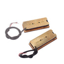 2 Pieces Guitar Maple Pickup 50mm/52mm Set for Electric Guitar Replacement Parts