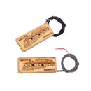 2 Pieces Guitar Maple Pickup 50mm/52mm Set for Electric Guitar Replacement Parts