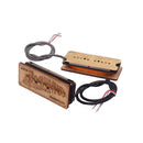2 Pieces Guitar Maple Pickup 50mm/52mm Set for Electric Guitar Replacement Parts