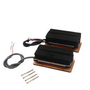 2 Pieces Guitar Maple Pickup 50mm/52mm Set for Electric Guitar Replacement Parts