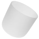 Crystal Singing Bowl E Note for Solar Chakra Frosted Quartz 6 Inch White Perfect Sound