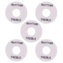 5pcs 3 Way Toggle Switch Plate Selector Cover Marker Washer Rhythm Treble Ring for LP EPI Electric Guitar