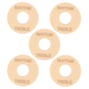 5pcs 3 Way Toggle Switch Plate Selector Cover Marker Washer Rhythm Treble Ring for LP EPI Electric Guitar