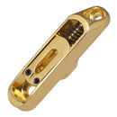6 String Electric Guitar Bridge Saddles Tailpiece with Screws Hex Wrench Set Kit Gold