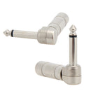 2 Pcs 6.35mm Stereo Phone Plug Guitar Cable Audio Connector Plug Electric Guitar Bass Parts Accessory