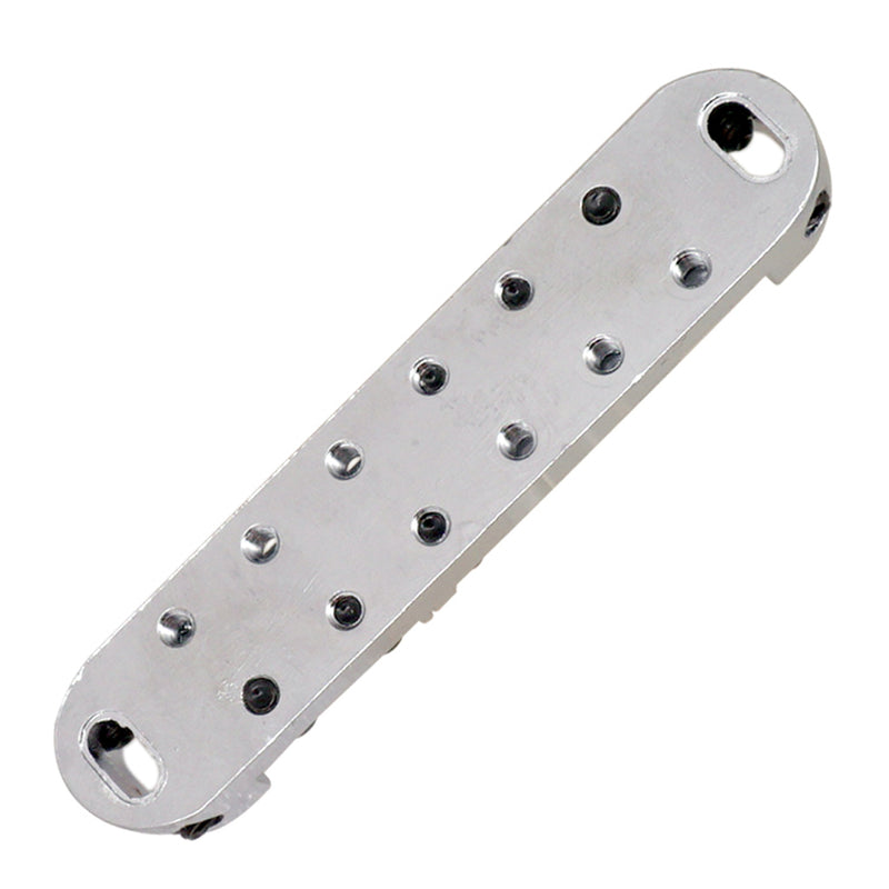 1 Set Silver Locking String Guitar Bridge Roller Saddle Tailpiece for LP Replacement