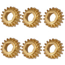 6 Pieces Professional Guitar Tuning Pegs Gear Ratio 1:18 Hex Hole Gold Guitar Parts