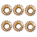 6 Pieces Professional Guitar Tuning Pegs Gear Ratio 1:18 Hex Hole Gold Guitar Parts