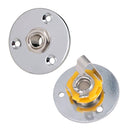 Guitar Pickup output Input Jack Plug Socket 6.35mm For Guitar Bass Silver