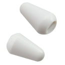 10Pcs White 4mm Plastic Toggle Switch Tips Knobs Cap for ST SQ Electric Guitars