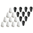 10Pcs White 4mm Plastic Toggle Switch Tips Knobs Cap for ST SQ Electric Guitars
