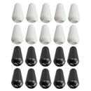 10Pcs White 4mm Plastic Toggle Switch Tips Knobs Cap for ST SQ Electric Guitars