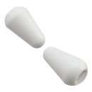 10Pcs White 4mm Plastic Toggle Switch Tips Knobs Cap for ST SQ Electric Guitars