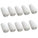10Pcs White 4mm Plastic Toggle Switch Tips Knobs Cap for ST SQ Electric Guitars
