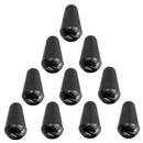 10pcs Internal Thread 4mm 3 or 5 Way Toggle Switch Tips Knobs Cap for ST SQ Electric Guitar Parts Replacement Black