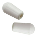 10 Pieces Plastic 3-Way Toggle Switches Knobs Cap 0.15inch for Electric Guitar Replacement Parts White