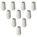 10 Pieces Plastic 3-Way Toggle Switches Knobs Cap 0.15inch for Electric Guitar Replacement Parts White