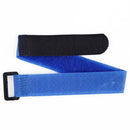 Reusable Hook & Loop Magic Tape Wire Cord Cable Tie Holder Bundled with Buckle