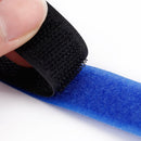 Reusable Hook & Loop Magic Tape Wire Cord Cable Tie Holder Bundled with Buckle