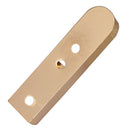 A Set of 4PCS Single Individual Bridge w/ Screws for 4 String Electric Bass Guitar Accessories Gold