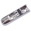 A Set of 4PCS Single Individual Bridge w/ Screws for 4 String Electric Bass Guitar Accessories Silver