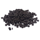 300 Pcs Black Plastic Dots Inlays Material for Guitar Bass Fingerboard Parts Diameter 6mm