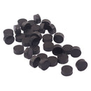 300 Pcs Black Plastic Dots Inlays Material for Guitar Bass Fingerboard Parts Diameter 6mm