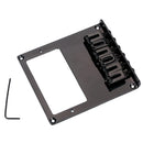 Electric Guitar Bridge 6 Square Saddle for TL Guitar Humbucker Black Durable