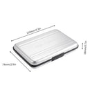 16Slots Aluminum Case for Micro SD TF Memory Card Storage Anti-shock Holder Silver
