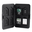 16Slots Aluminum Case for Micro SD TF Memory Card Storage Anti-shock Holder Silver
