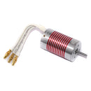 3100KV Slot Waterproof Brushless Motor Shaft 3.175mm 4Pole for 1/12 1/14 RC Buggy