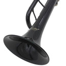Bb Brass Trumpet Black w/ Mouthpiece Cleaning Cloth Brush Gloves Case Strap
