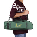 Trumpet Soft Case Gig Bag Padded Water Resistant 600D Oxford Cloth Green