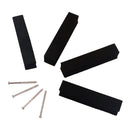 Clear Alnico V Humbucker Pickup Kit Screw Foam Cushion for Electric Guitar