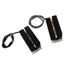Clear Alnico V Humbucker Pickup Kit Screw Foam Cushion for Electric Guitar