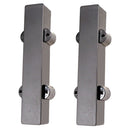 2Pcs 5 String Pickup Covers Closed Seal Type for JB Bass Electric Guitar New