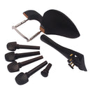Chin rest with Pegs Tailpiece Endpin Tail Gut Clamp forl 4/4 Violin Parts