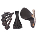 Chin rest with Pegs Tailpiece Endpin Tail Gut Clamp forl 4/4 Violin Parts