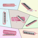 37 Key Melodion Student Melodica/Pianica with Bag Mouthpiece Pink High Quality