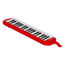37 Key Melodica Pianica Keyboard Mouthpiece Music Instrument with Carrying Bag Red
