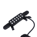 Durable 12 Sound-hole Metal Pickup with 3m Cable Wire for 38-41inch Acoustic Guitar Speaker Parts