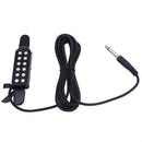 Durable 12 Sound-hole Metal Pickup with 3m Cable Wire for 38-41inch Acoustic Guitar Speaker Parts