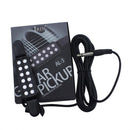 Durable 12 Sound-hole Metal Pickup with 3m Cable Wire for 38-41inch Acoustic Guitar Speaker Parts